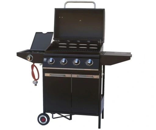 GRILL GAZOWY WÓZEK 4.1 (14,8 KW) Z RUSZTEM ŻELIWNYM + POKROWIEC