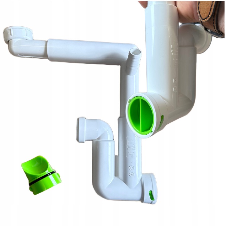 SYFON UMYWALKOWY Przyścienny Oszczędzający Miejsce DO UMYWALKI PRALKI fi 32