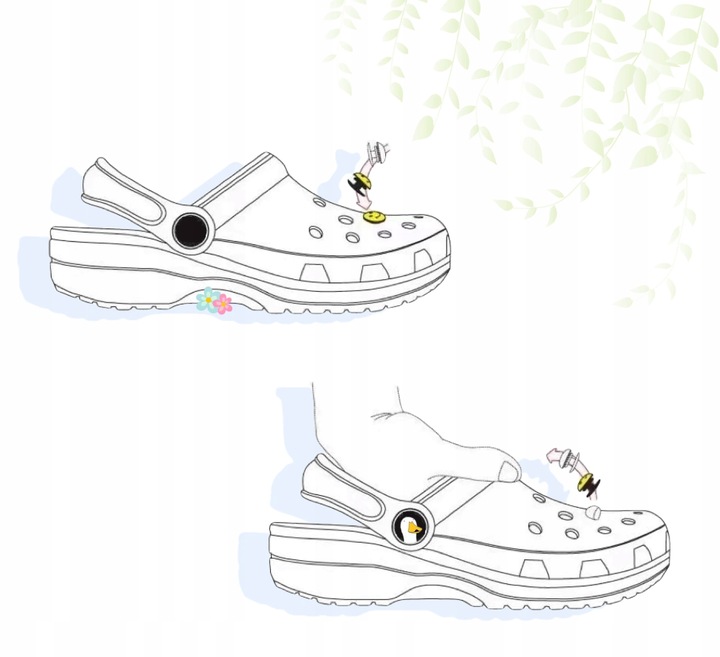 PRZYPINKI PIN ozdoby DO BUTÓW typu CROCS KROKS Minecraft 6szt W1