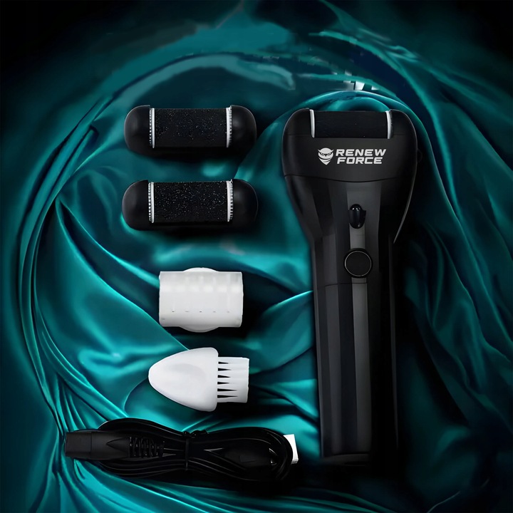 Pilnik Elektryczny Do Pięt Stóp Frezarka Rolki USB 18w1 NAJWIĘKSZY