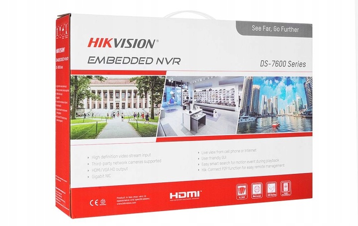 8 kanałowy rejestrator NVR HikVision IP do 12MPX DS-7608NXI-K1