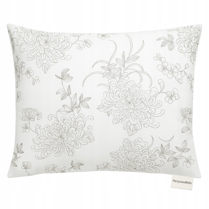 Antyalergiczna miękka puszysta poduszka 70x80 Wzór kwiaty Polska