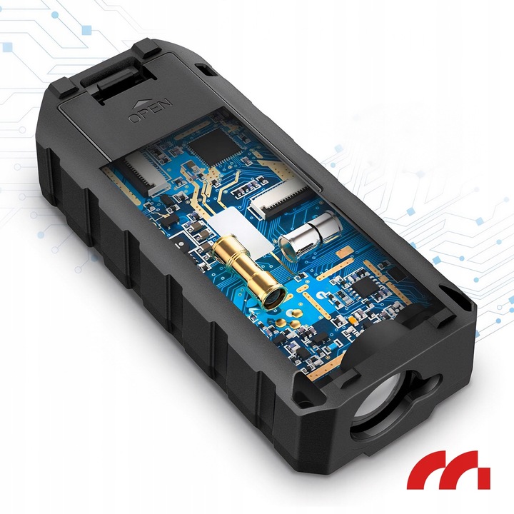 DALMIERZ LASEROWY 50M KĄTOMIERZ POZIOMICA CYFROWY MIERNIK ODLEGŁOŚCI