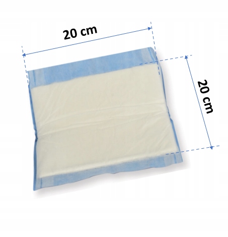 KOMPRESY OPATRUNKI WYSOKOCHŁONNE NIEJAŁOWE 20X20