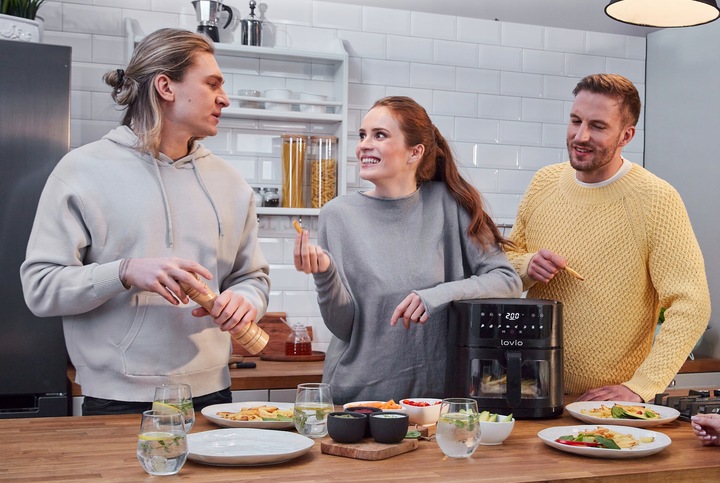 Frytkownica Beztłuszczowa Air Fryer Frytownica piekarnik Smart Tuya 6L