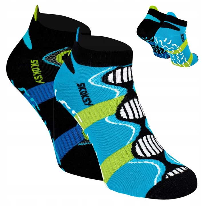 2x Skarpetki ABS Antypoślizgowe Damskie Sportowe Fitness Joga 41-46 ZOOKSY