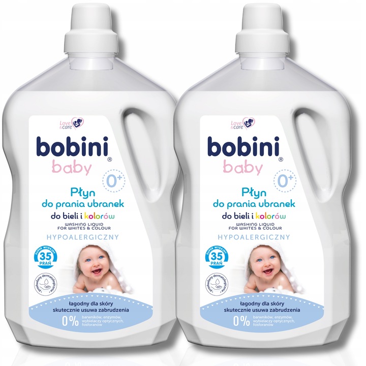 Bobini Baby Hipoalergiczny Płyn do Prania dla Dzieci 5l 70 prań