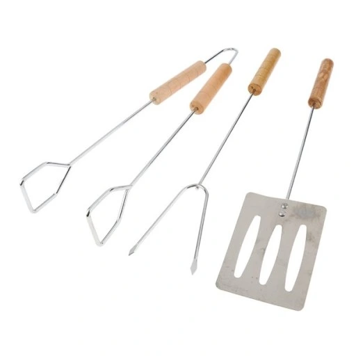 ZESTAW AKCESORIÓW SZTUĆCÓW PRZYBORY DO GRILLOWANIA GRILLA 3 ELEMENTY