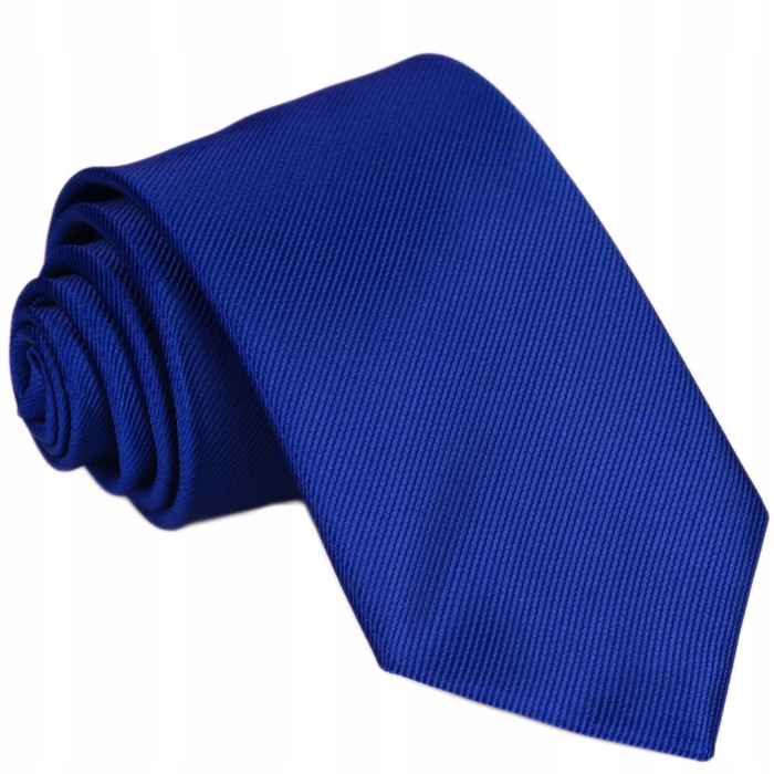 ŻAKARDOWY Krawat Męski w Prążki CHABROWY RC42