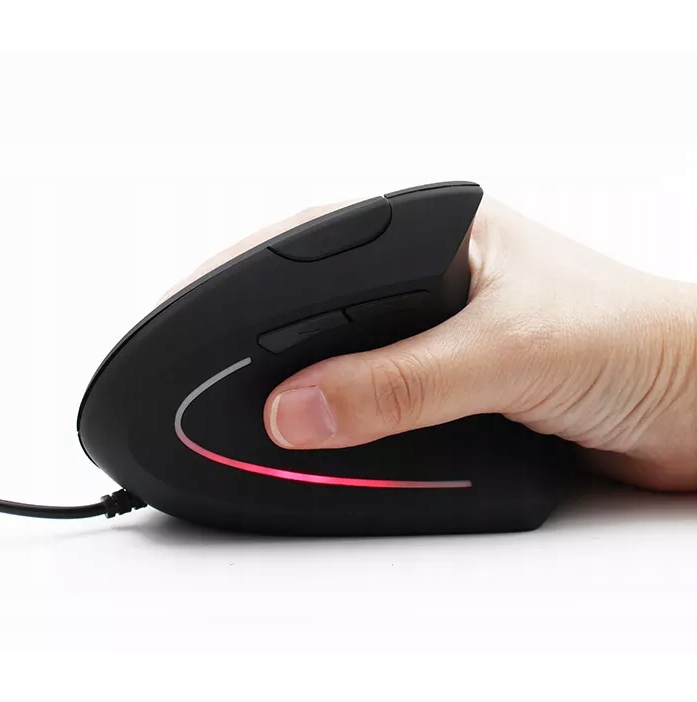 MYSZKA Pionowa Wertykalna MYSZ Ergonomiczna Przewodowa USB Cicha Zenwire