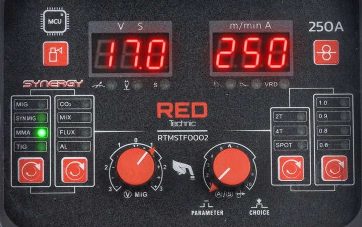 Spawarka Inwerterowa Inwertorowa Migomat MIG MAG MMA FLUX TIG 250A