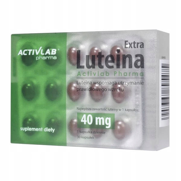 Activlab Luteina Extra 40mg Zdrowy Wzrok 30 kaps