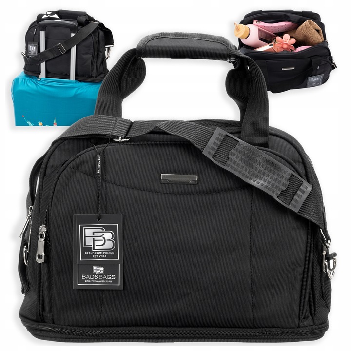 Torba PODRÓŻNA Sportowa A4 Do Samolotu BAGAŻ Podręczny Kabinowy Pojemna 22L