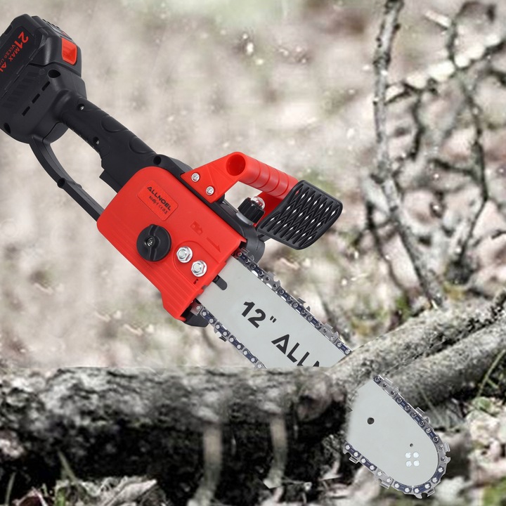 PIŁA ŁAŃCUCHOWA AKUMULATOROWA 21V PILARKA 12" 2x AKUMULATOR WALIZKA