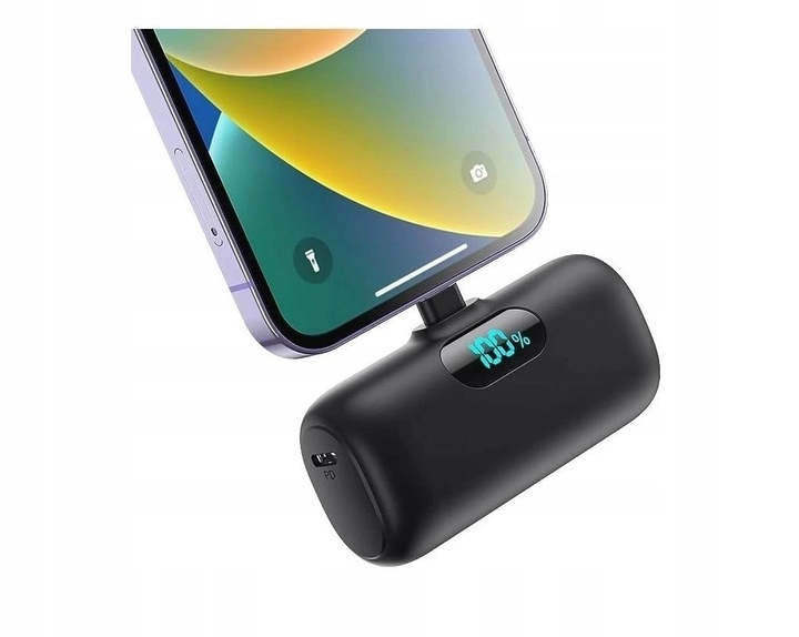 Mini PowerBank 5000mAh Iphone Lightning USB C