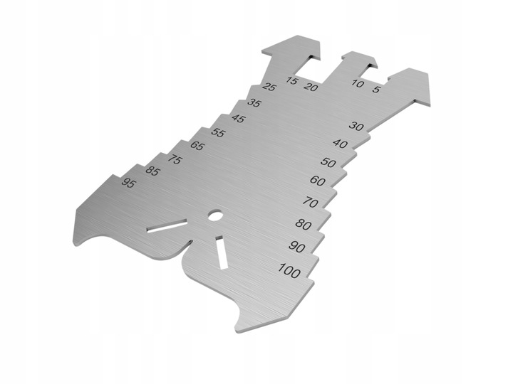 SZABLON TRASERSKI ZNACZNIK 5-100 mm ST100