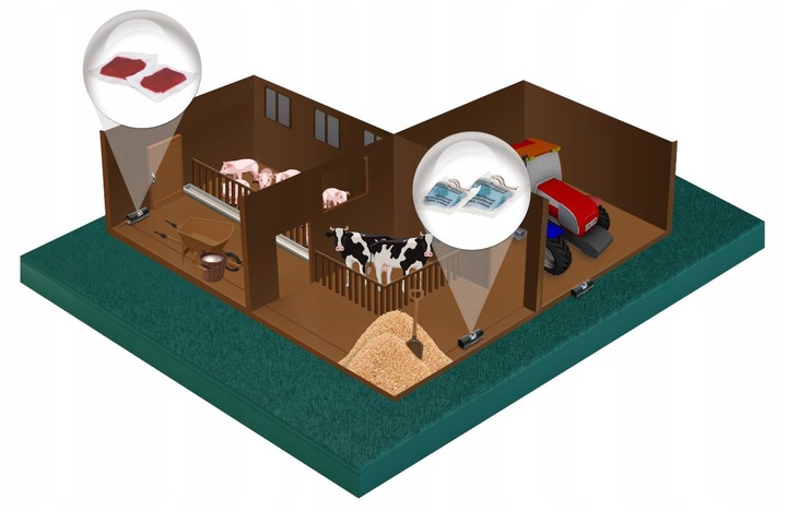 RATIMOR NA MYSZY PASTA CZERWONA NA SZCZURY 1,5KG BROMADIOLONE