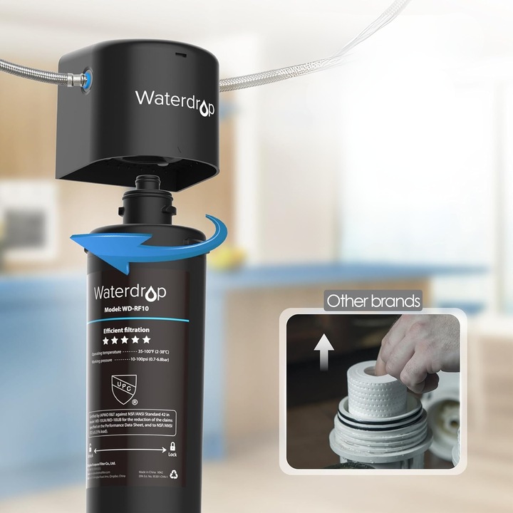 Waterdrop 10UA, certyfikat 30000L NSF/ANSI 42