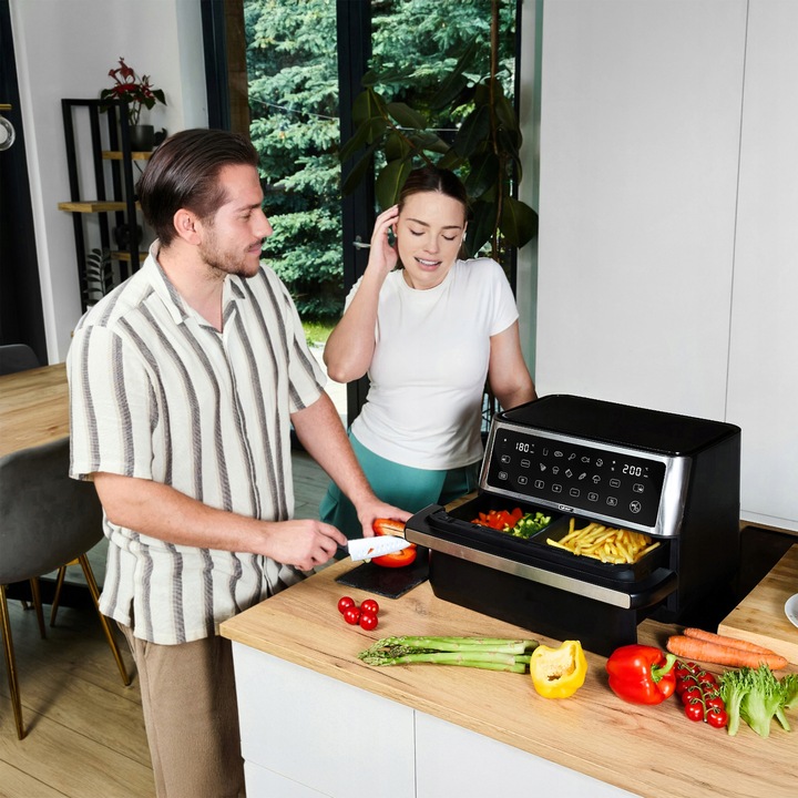 Frytkownica beztłuszczowa 11L Air Fryer Yoer 2800W 12 programów 23