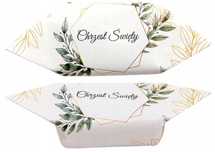 Krówki na chrzest podziękowanie 1 kg wz 3