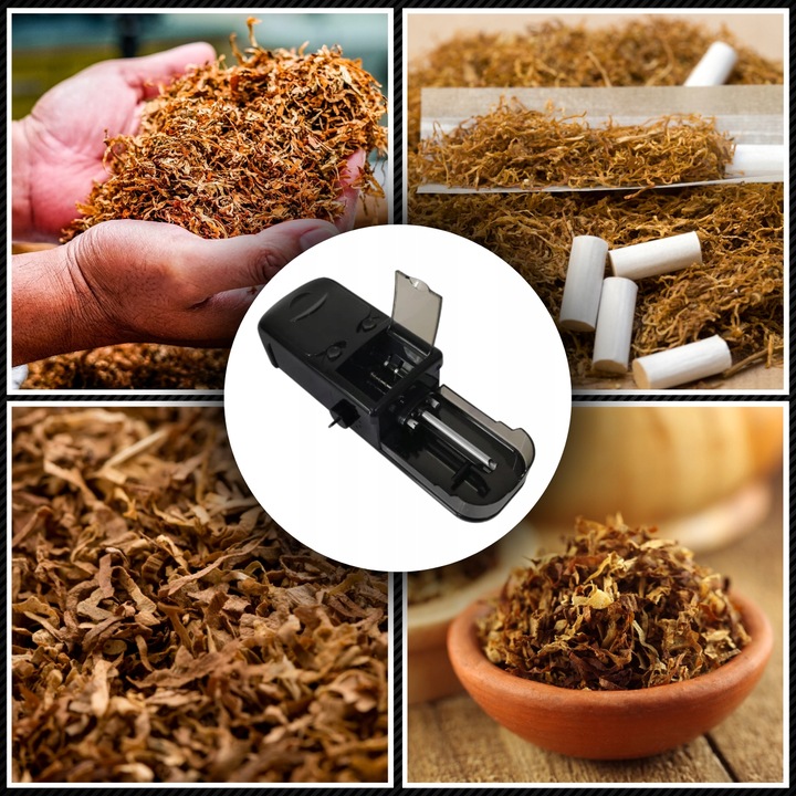 METALOWA Elektryczna Maszynka do Nabijania Papierosów Nabijarka Tytoniu 8mm