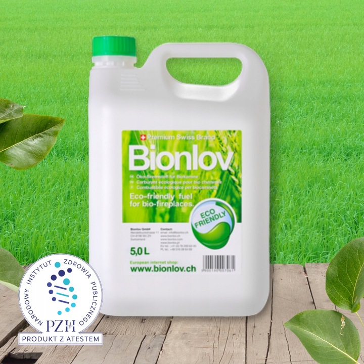 Biopaliwo Płyn do biokominków bio paliwo do kominka Bionlov 15L (3 x 5