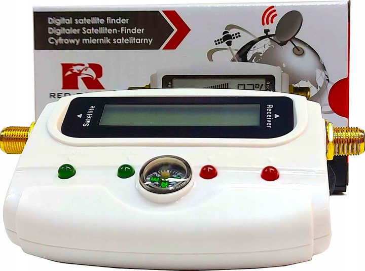 MIERNIK DO SATELITY Sygnału Satelitarnego SAT LCD +KABEL