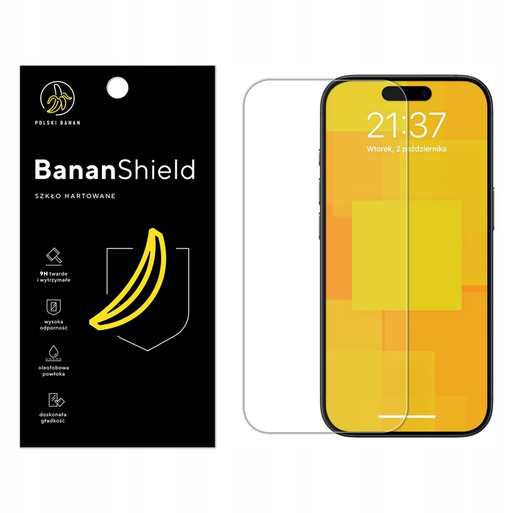 Szkło hartowane 9H BananShield do Apple iPhone 16 Pro