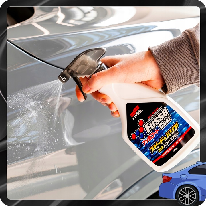 Soft99 fusso coat speed barrier wosk szybki detail zabezpieczenie lakieru