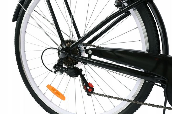 DAMSKI ROWER MIEJSKI 28 EVERMORE 7 SHIMANO CZARNY