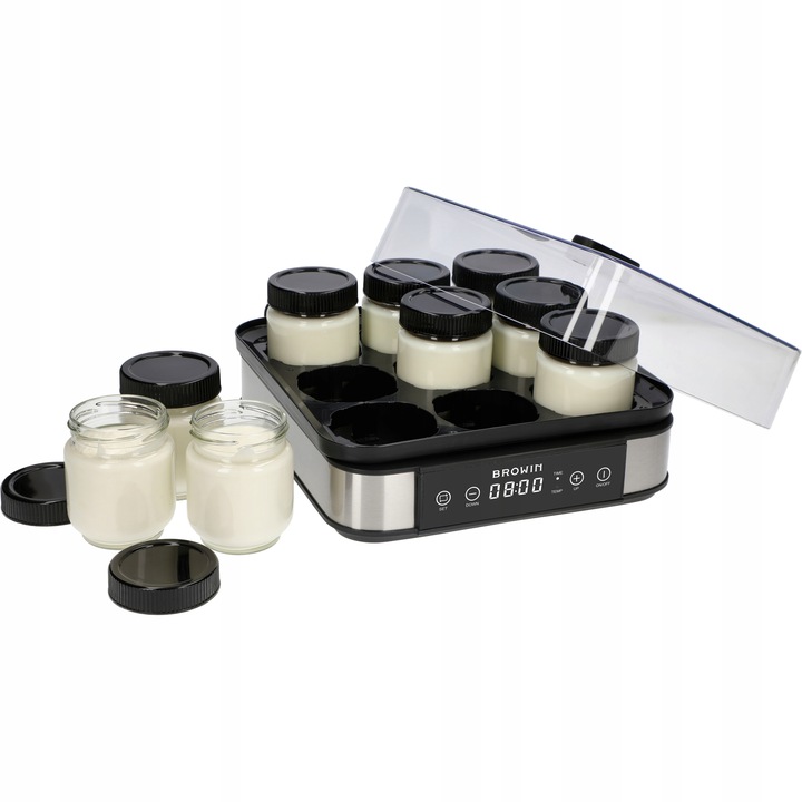 JOGURTOWNICA Z TERMOSTATEM 9 SŁOIKÓW BROWIN 1,7l 801018