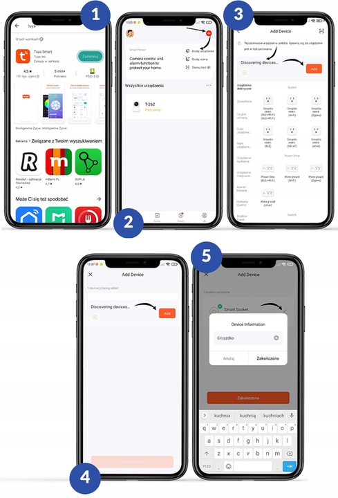 STEROWNIK DO ŻALUZJI WIFI TUYA MODUŁ WŁĄCZNIK DOPUSZKOWY RF SMART MINI