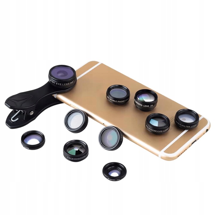 Zestaw obiektywów do telefonu 10w1 Apexel APL-DG10