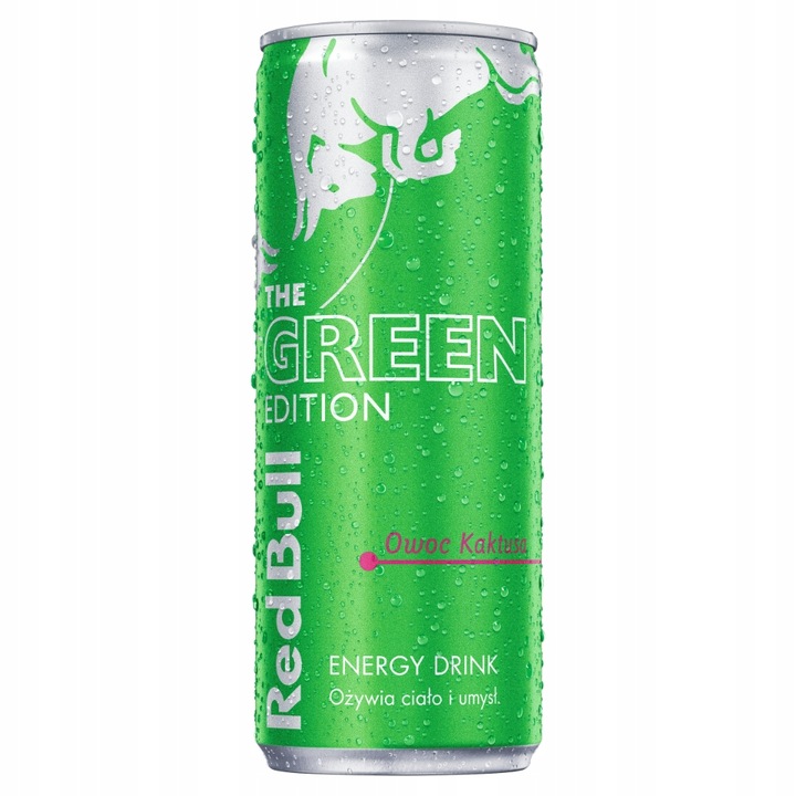 RED BULL Napój Energetyczny Green kaktus 12x250ml ZESTAW