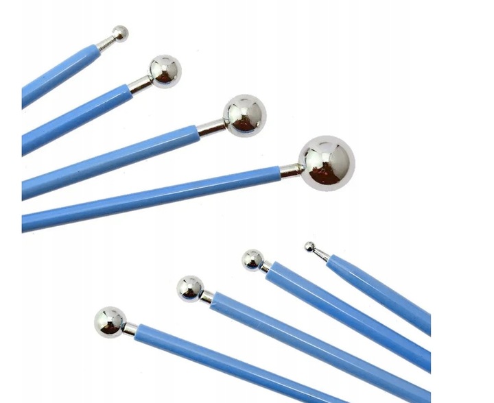 Zestaw 4 Patyczki do Silikonowania Kulki Do Fugowania Pałeczki Do