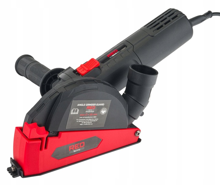 OSŁONA PRZECIWPYŁOWA DO SZLIFIERKI KĄTOWEJ ODSYSAJĄCA TARCZE 115-125