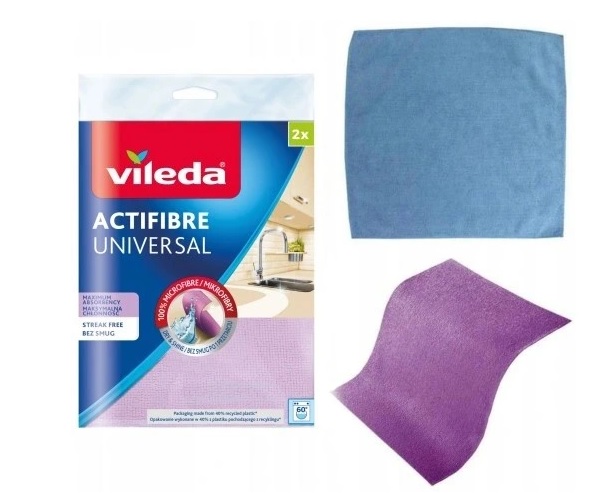 VILEDA ACTIFIBRE ŚCIERKA UNIWERSALNA 2 sztuki
