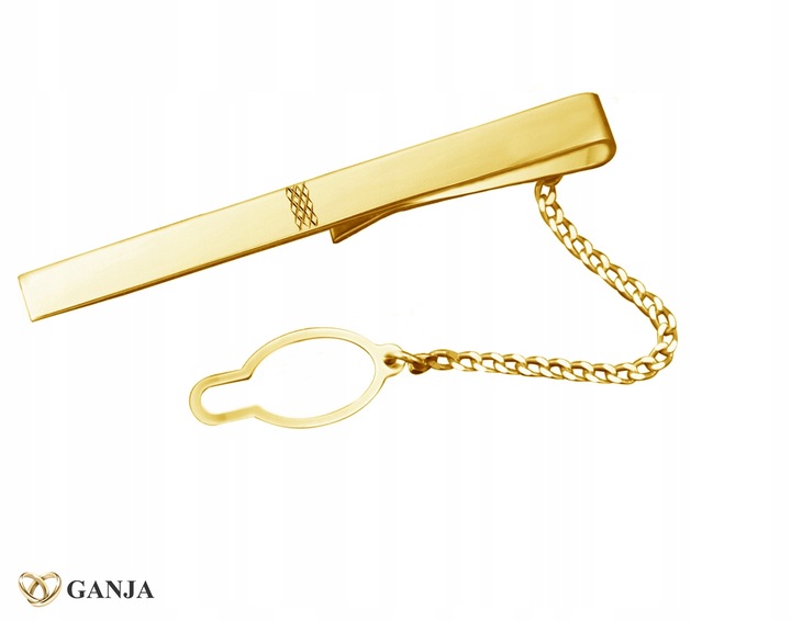 Krawatowa spinka z grawerem dla mężczyzny SK04