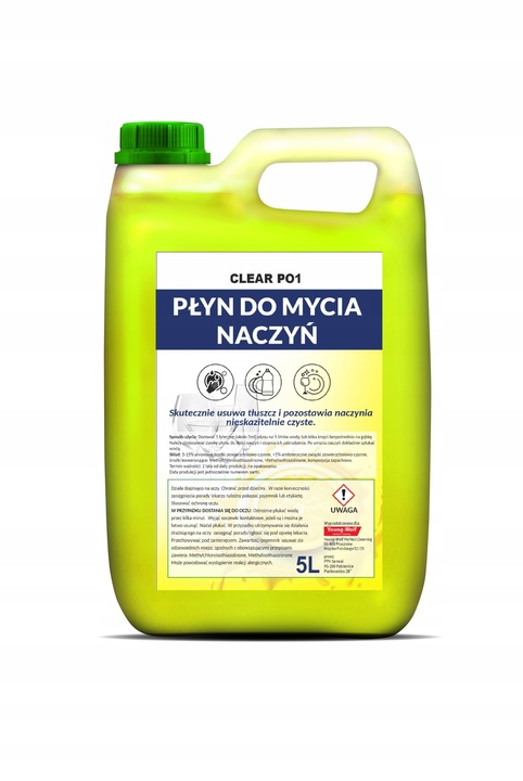 LUDWIK Płyn do mycia naczyń cytrynowy 5 kg