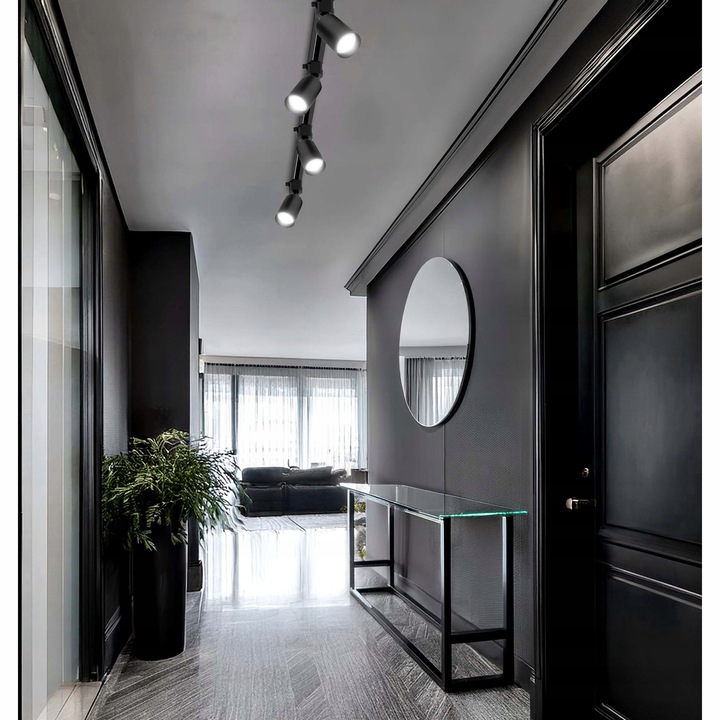 Reflektor szynowy szynoprzewód LED lampa szynowa spot na żarówkę GU10