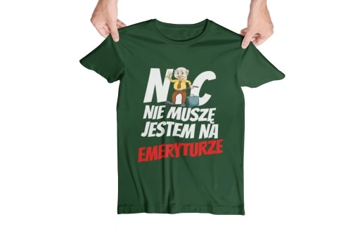 Prezent dla EMERYTA Emerytura KOSZULKA Pomysł