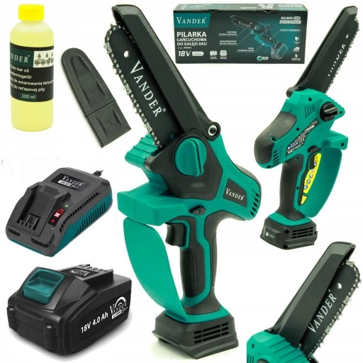 Pilarka łańcuchowa akumulatorowa piła do gałęzi 15cm 18V 4Ah Vander