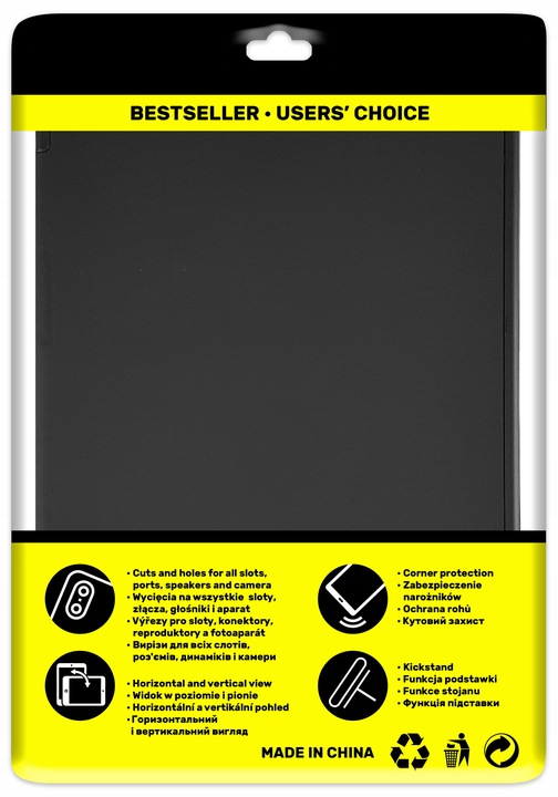 ETUI POKROWIEC DO APPLE IPAD 10.2 GEN 9 2021 CZARNY