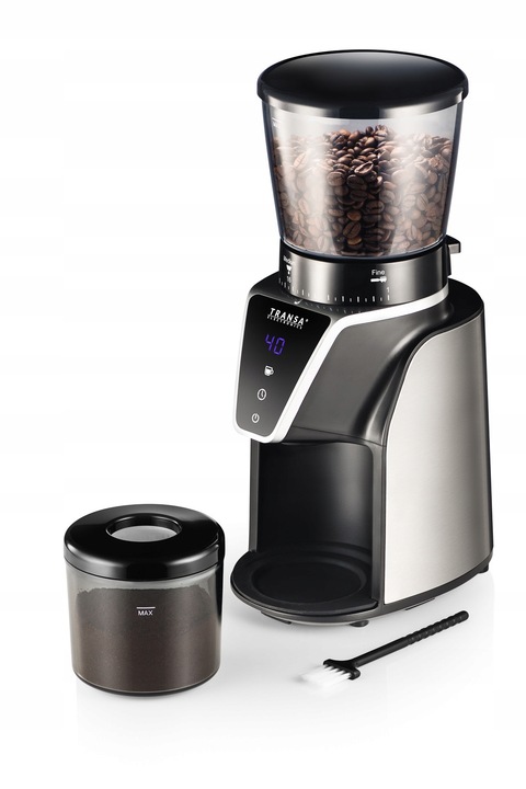 Młynek żarnowy do kawy elektryczny 31 POZIOMÓW STOPNIA MIELENIA 165W