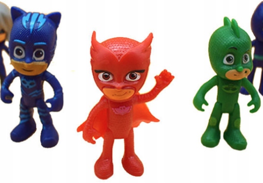 ZESTAW FIGUREK PJMASKS PIDŻAMERSI MIX 6 FIGUREK Z BAJKI DLA DZIECI ZABAWA