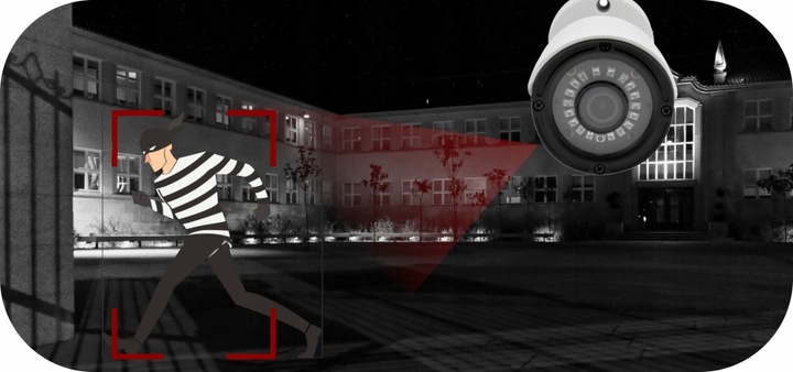 ZESTAW DO MONITORINGU DOMU 4 KAMERY ZEWNĘTRZNE ANALOG 5Mpx DVS POLSKA