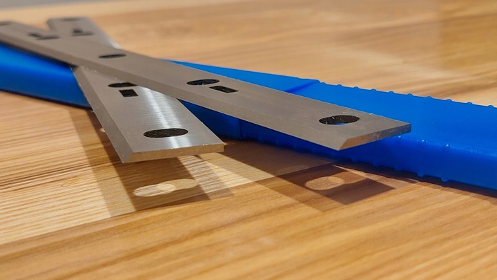 2 zapasowe noże HSS komplet do heblarki strugarki Scheppach HMS1070