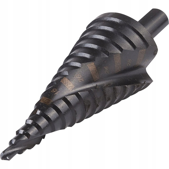 ROZWIERTAK METALU WIERTŁA CHOINKOWE STOPNIOWE SPIRALNE STOŻKOWE 4-32MM
