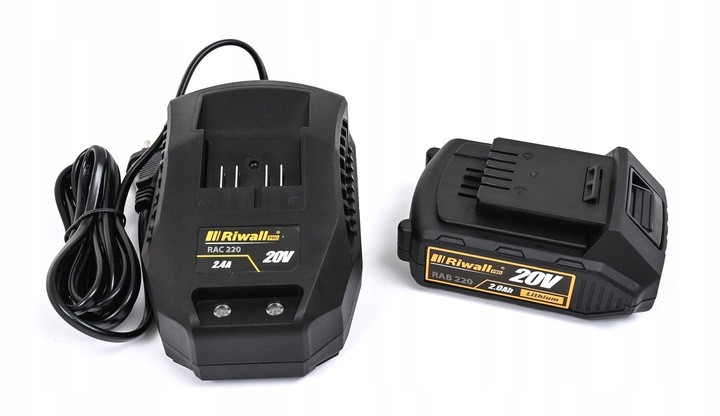 Dmuchawa akumulatorowa do liści mocna 20 V Riwall PRO RABL 20