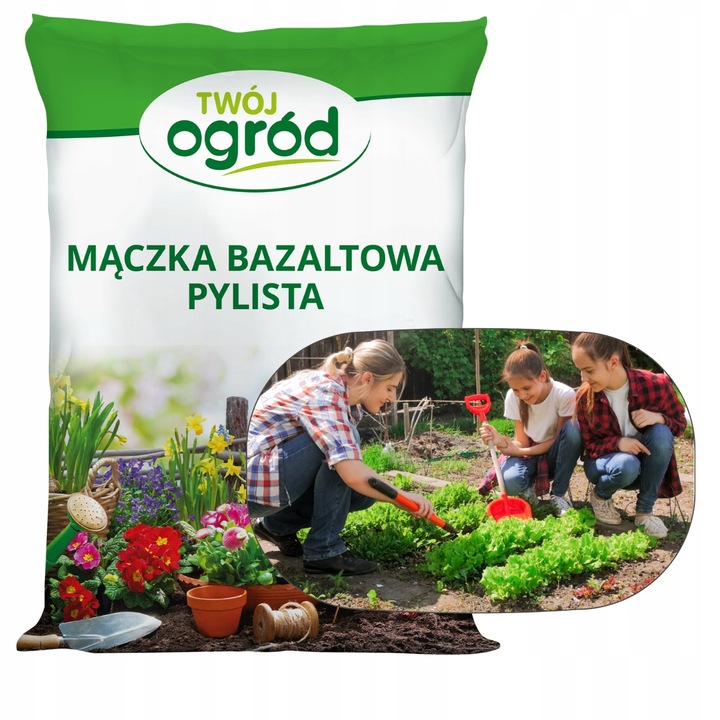 Mączka bazaltowa 10kg NAWÓZ WZAMACNIJĄCY ROŚLNY